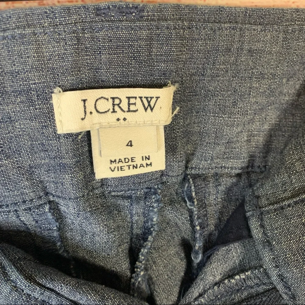 J.Crew Blue Frankie‎ Bermuda Shorts Size 4